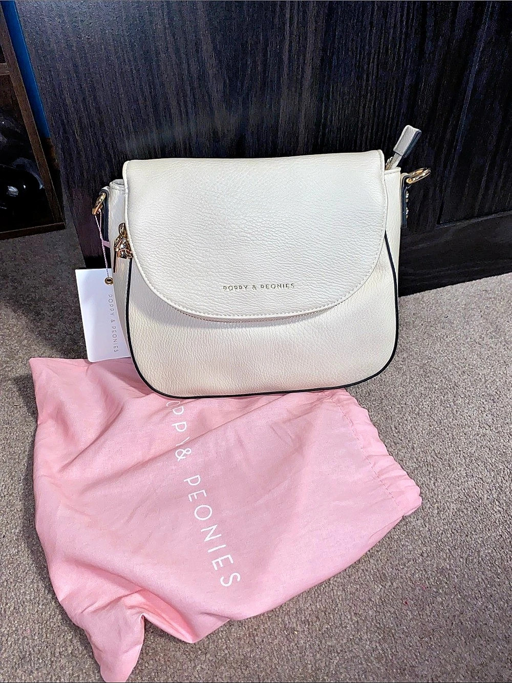 Poppy& Peonies Crossbody Bag NWT